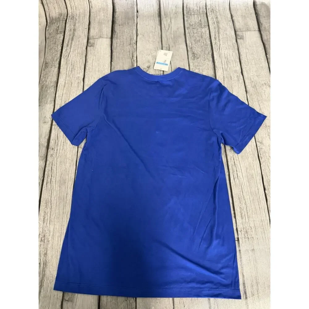 NWT Men's Nike Texas Rangers Scoreboard T-Shirt Sz Medium Royal Blue SS Cotton
